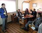 Visita de director de Innova Chile